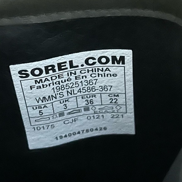 New Sorel Joan of Arctic III Waterproof Leather Moto Wedge Boots Dark Moss 5 - Picture 4 of 11